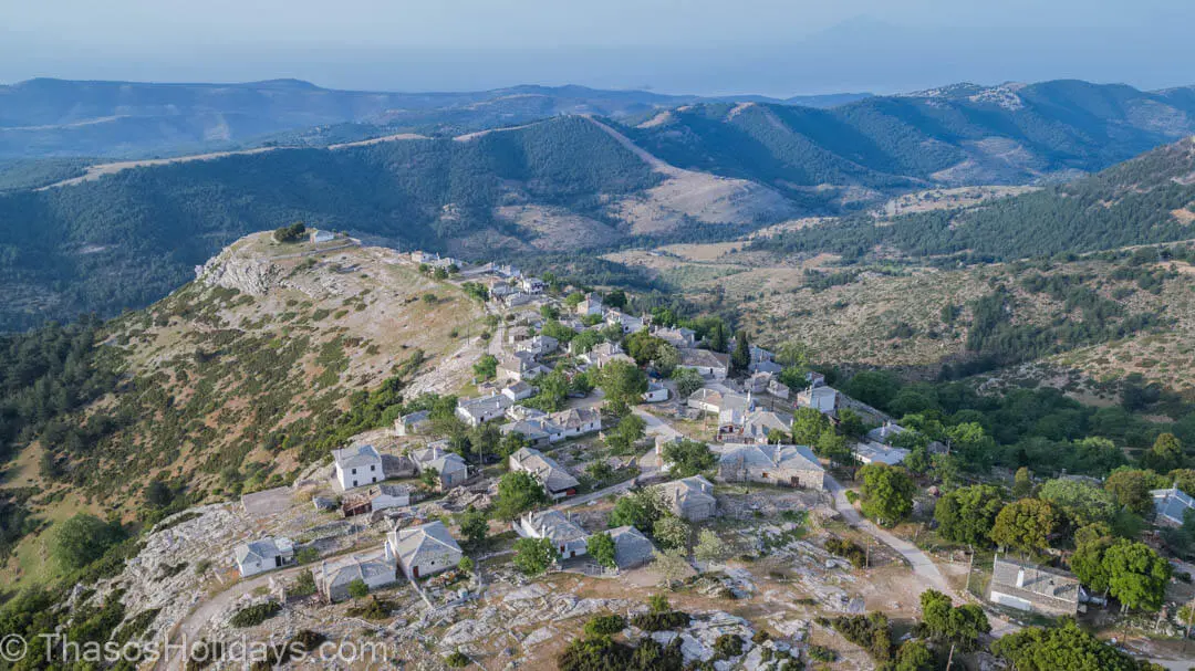 kastro village thassos